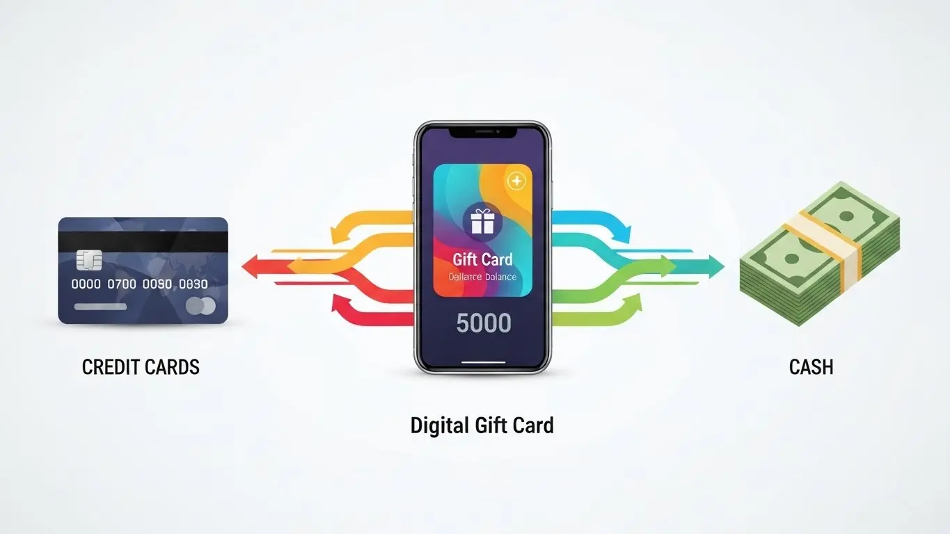 신용카드 현금화 절차를 안내하는 다른 방법과의 비교 관련 정보 그래픽