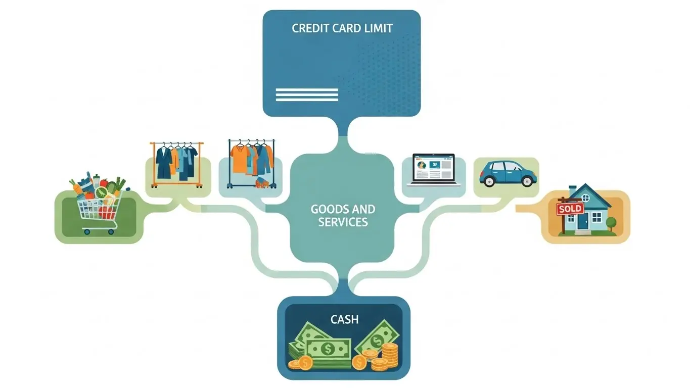 카드 한도 관리를 도와주는 카드결제 현금화 방법 관련 정보 그래픽
